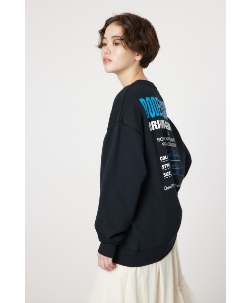 RODEO CROWNS WIDE BOWL(ロデオクラウンズワイドボウル)の「ORIGINAL EDITIONロゴスウェット(Tシャツ/カットソー・レディース・ブラック/オフホワイト/グレー×ホワイト/ダークグリーン・FREE)」の20枚目の写真