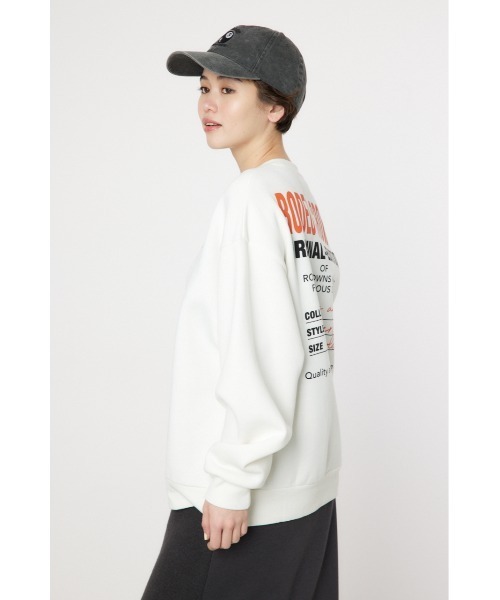 RODEO CROWNS WIDE BOWL(ロデオクラウンズワイドボウル)の「ORIGINAL EDITIONロゴスウェット(Tシャツ/カットソー・レディース・ブラック/オフホワイト/グレー×ホワイト/ダークグリーン・FREE)」の14枚目の写真