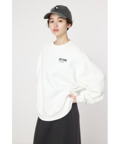 RODEO CROWNS WIDE BOWL(ロデオクラウンズワイドボウル)の「ORIGINAL EDITIONロゴスウェット(Tシャツ/カットソー・レディース・ブラック/オフホワイト/グレー×ホワイト/ダークグリーン・FREE)」の15枚目の写真