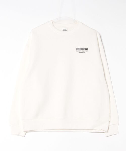 RODEO CROWNS WIDE BOWL(ロデオクラウンズワイドボウル)の「ORIGINAL EDITIONロゴスウェット(Tシャツ/カットソー・レディース・ブラック/オフホワイト/グレー×ホワイト/ダークグリーン・FREE)」の9枚目の写真
