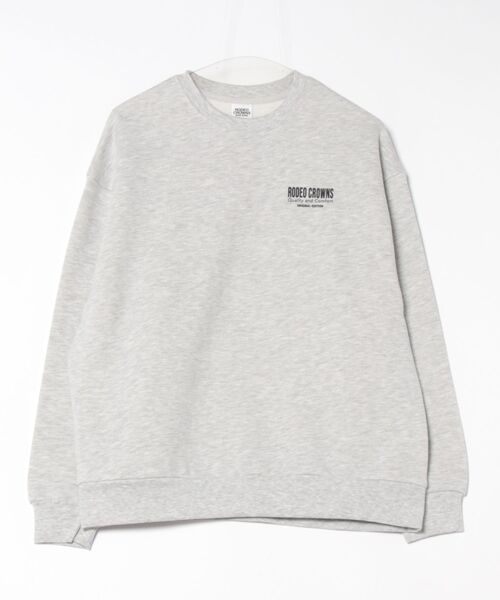 RODEO CROWNS WIDE BOWL(ロデオクラウンズワイドボウル)の「ORIGINAL EDITIONロゴスウェット(Tシャツ/カットソー・レディース・ブラック/オフホワイト/グレー×ホワイト/ダークグリーン・FREE)」の11枚目の写真