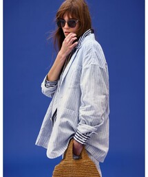 BEAMS BOY | ストライプ チェック ビッグ ジャケット(テーラードジャケット)