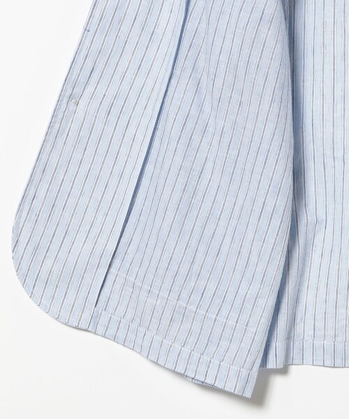 ビームス　BEAMS ストライプ　ジャケット　メンズ　夏　XL ブルー BEAMS BOY（ビームス ボーイ）ストライプ チェック ビッグ