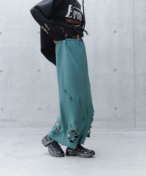 PAGEBOY（ページボーイ）の「ダメージウラケナロースカート（スカート・レディース・ブラック/オートミール/グリーン系その他・FREE）」の20枚目の写真