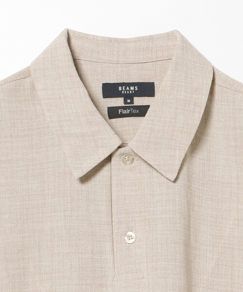 BEAMS HEART(ビームスハート)の「ポリメランジ ポロシャツ【吸水速乾】(ポロシャツ・メンズ・ネイビー/ベージュ/ブラック・M/S/XL/L)」の21枚目の写真