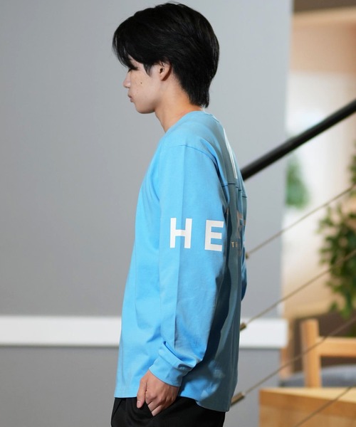 adidas(アディダス)の「adidas/アディダス ロンTee オーバーサイズ バックプリント ユニセックス KQD24(Tシャツ/カットソー・メンズ・ブラック×ホワイト/ホワイト×ブラック/サックスブルー・M/L/XL/2XL/3XL)」の18枚目の写真