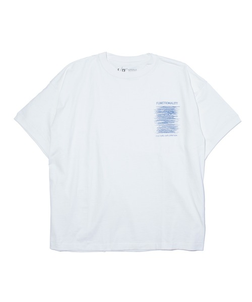 F/CE. (エフシーイー)の「F/CE. RECYCLE FCE NOISE PRINT TEE / エフシーイー リサイクル エフシーイー ノイズプリント ティー(Tシャツ/カットソー・メンズ・ホワイト/チャコール・LARGE/MEDIUM/SMALL/X-LARGE)」の1枚目の写真