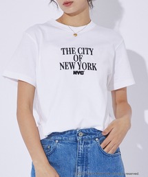 【GOOD ROCK SPEED/グッドロックスピード】NYC スクエアロゴ / 刺繍 / ロゴTシャツ【WEB限定】