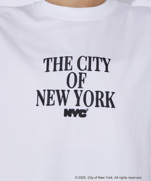 【GOOD ROCK SPEED】NYC刺繍ロゴT ホワイト GOOD ROCK SPEED tシャツ SPEED/グッドロックスピード NYC