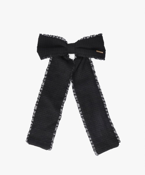kaorinomori(カオリノモリ)の「kaorinomori ティカリボン / カオリノモリ(バレッタ/ヘアクリップ・レディース・ブラック/アイボリー・FREE)」の13枚目の写真