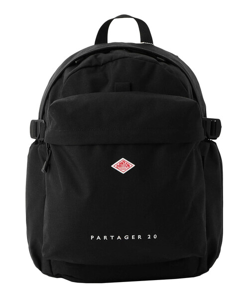 DANTON PARTAGER 20 ブラック バックパック リュック CORDURA CANVAS DAYPACK〈PARTAGER 20〉（バックパック/リュック