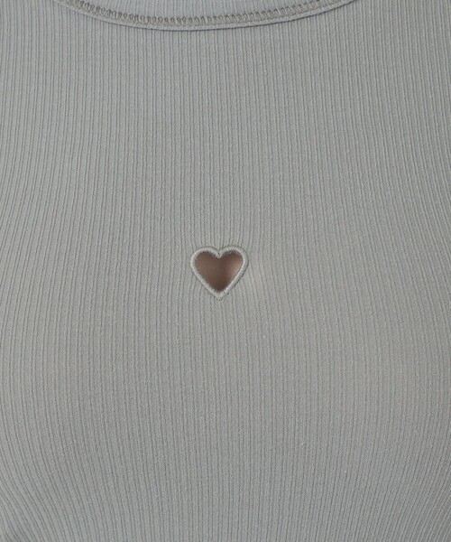 BASERANGE(ベースレンジ)の「BASE RANGE HEART タンクトップ(タンクトップ・レディース・ライトブルー・M)」の10枚目の写真