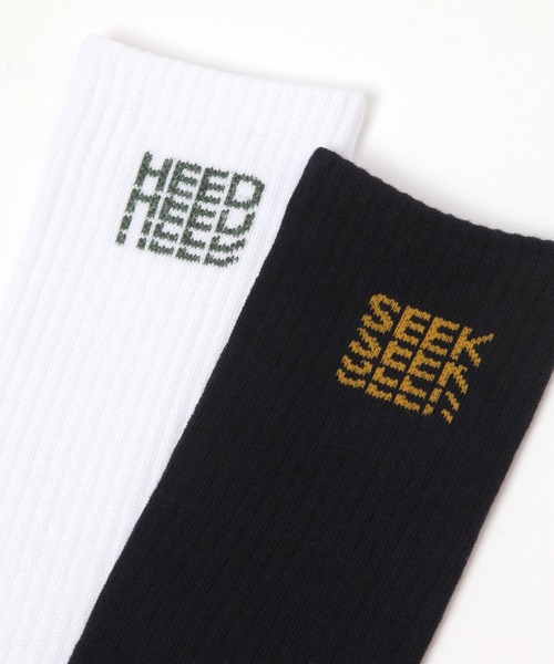 LAKOLE(ラコレ)の「ジャスト重ねロゴソックス / 288740(ソックス/靴下・メンズ・ネイビー/ブラック/ホワイト・FREE)」の7枚目の写真