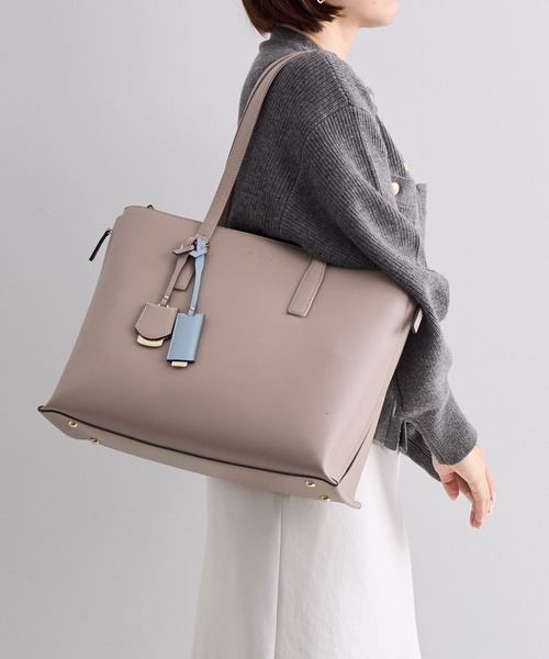 Jewelna Rose OLバッグ・セレム 横型トートバッグ A4グレージュ エコバッグ付・A4収納】 OLバッグ・セレム 横型トートバッグ