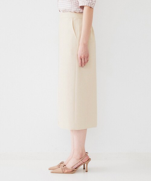 UNTITLED(アンタイトル)の「【セットアップ可能】リネンライクキャンバス ペンシルスカート(スカート・レディース・アイボリー/ベージュ・00/01/02/03/04/42/44/46/48/50)」の15枚目の写真