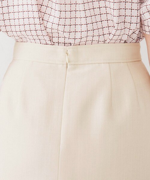 UNTITLED(アンタイトル)の「【セットアップ可能】リネンライクキャンバス ペンシルスカート(スカート・レディース・アイボリー/ベージュ・00/01/02/03/04/42/44/46/48/50)」の18枚目の写真