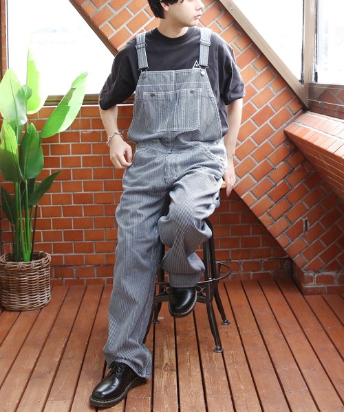 ８(eight)（エイト）の「デニム・カツラギオーバーオール（サロペット/オーバーオール・メンズ・ワンウォッシュ/オフホワイト/ブルー系その他2/ブラック/ブラウン/ブルー系その他・X-SMALL/SMALL/MEDIUM/X-LARGE/LARGE）」の14枚目の写真