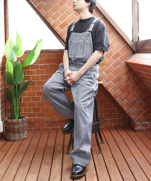 ８(eight)（エイト）の「デニム・カツラギオーバーオール（サロペット/オーバーオール・メンズ・ワンウォッシュ/オフホワイト/ブルー系その他2/ブラック/ブラウン/ブルー系その他・X-SMALL/SMALL/MEDIUM/X-LARGE/LARGE）」の15枚目の写真