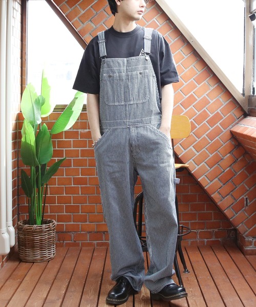 ８(eight)（エイト）の「デニム・カツラギオーバーオール（サロペット/オーバーオール・メンズ・ワンウォッシュ/オフホワイト/ブルー系その他2/ブラック/ブラウン/ブルー系その他・X-SMALL/SMALL/MEDIUM/X-LARGE/LARGE）」の16枚目の写真