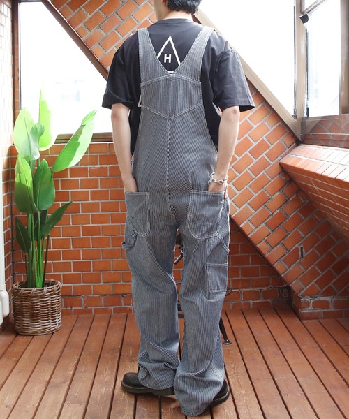 ８(eight)（エイト）の「デニム・カツラギオーバーオール（サロペット/オーバーオール・メンズ・ワンウォッシュ/オフホワイト/ブルー系その他2/ブラック/ブラウン/ブルー系その他・X-SMALL/SMALL/MEDIUM/X-LARGE/LARGE）」の18枚目の写真