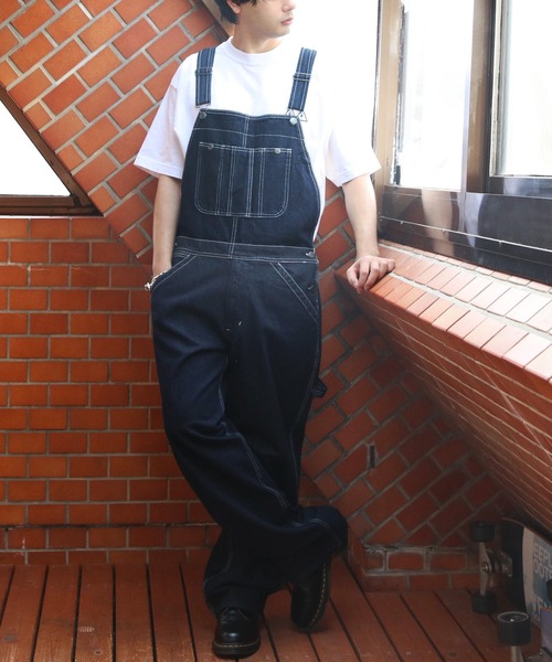 ８(eight)（エイト）の「デニム・カツラギオーバーオール（サロペット/オーバーオール・メンズ・ワンウォッシュ/オフホワイト/ブルー系その他2/ブラック/ブラウン/ブルー系その他・X-SMALL/SMALL/MEDIUM/X-LARGE/LARGE）」の19枚目の写真