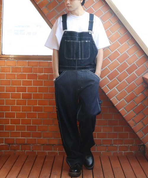 ８(eight)（エイト）の「デニム・カツラギオーバーオール（サロペット/オーバーオール・メンズ・ワンウォッシュ/オフホワイト/ブルー系その他2/ブラック/ブラウン/ブルー系その他・X-SMALL/SMALL/MEDIUM/X-LARGE/LARGE）」の21枚目の写真