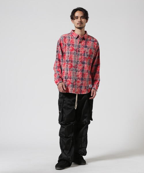 かつのすけ　値下げ不可　DankeSchon ダンケシェーン　カーゴパンツ DankeSchon/ダンケシェーン/11onZ ZIP POCKET FLARE CARGO PANTS