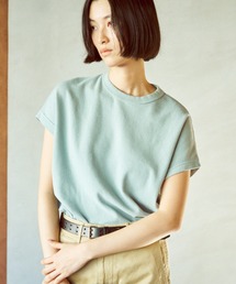 [OMNIGOD womens / オムニゴッド] KLフライス フレンチスリーブTシャツ