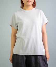[OMNIGOD womens / オムニゴッド] KLフライス フレンチスリーブTシャツ