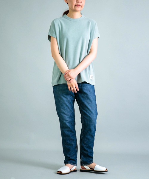 tシャツ 「 OMNIGOD womens / オムニゴッド 」 KLフライス フレンチスリーブTシャツ レディース OMNIGOD womens / オムニゴッド ] KLフライス フレンチスリーブT