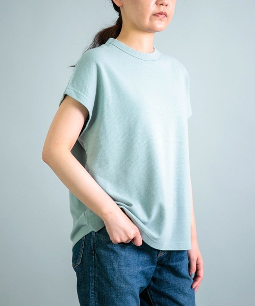 tシャツ 「 OMNIGOD womens / オムニゴッド 」 KLフライス フレンチスリーブTシャツ レディース OMNIGOD womens / オムニゴッド ] KLフライス フレンチスリーブT