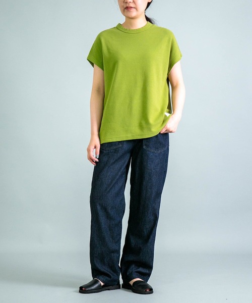 tシャツ 「 OMNIGOD womens / オムニゴッド 」 KLフライス フレンチスリーブTシャツ レディース OMNIGOD womens / オムニゴッド ] KLフライス フレンチスリーブT