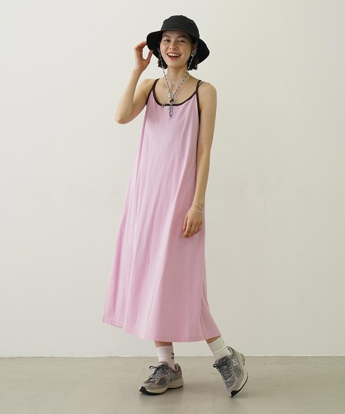 ☆ミルクフェド☆超美品☆完売フリル襟バルーン袖チュニックワンピ紺☆ MILKFED.（ミルクフェド）の「RUFFLE COLLAR DRESS（ワンピース