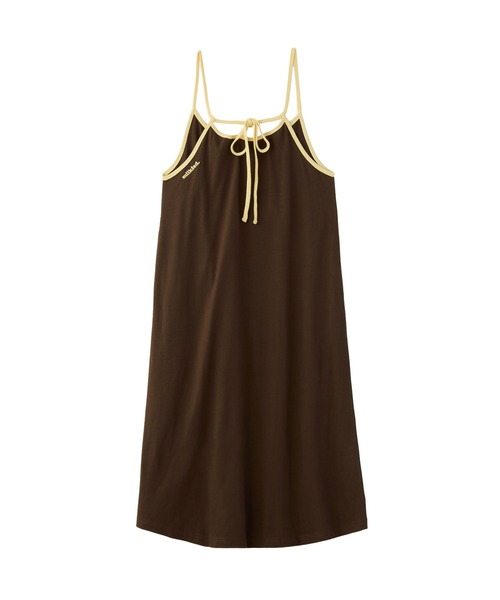 MILKFED.（ミルクフェド）の「BICOLOR BACK RIBBON CAMISOLE DRESS（ワンピース・レディース・ブラック/ブラウン/ライトピンク・ONE SIZE）」の15枚目の写真