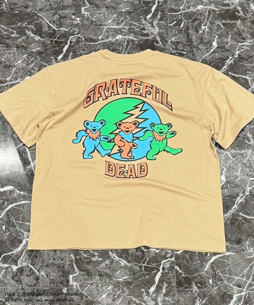 Grateful Dead(グレイトフルデッド)の「メンズ GRATEFUL DEAD グレイトフルデッド オーバーサイズTシャツ(Tシャツ/カットソー・メンズ・オフホワイト/ホワイト系その他2/杢グレー/ブラック系その他/チャコールグレー/ダークグリーン/ブラック/グレー系その他/オレンジ/ベージュ/ネイビー/グリーン系その他/パープル/ホワイト系その他/ホワイト系その他3/ベージュ系その他・M/L/XL)」の10枚目の写真