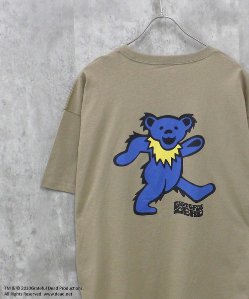 Grateful Dead(グレイトフルデッド)の「メンズ GRATEFUL DEAD グレイトフルデッド オーバーサイズTシャツ(Tシャツ/カットソー・メンズ・オフホワイト/ホワイト系その他2/杢グレー/ブラック系その他/チャコールグレー/ダークグリーン/ブラック/グレー系その他/オレンジ/ベージュ/ネイビー/グリーン系その他/パープル/ホワイト系その他/ホワイト系その他3/ベージュ系その他・M/L/XL)」の11枚目の写真