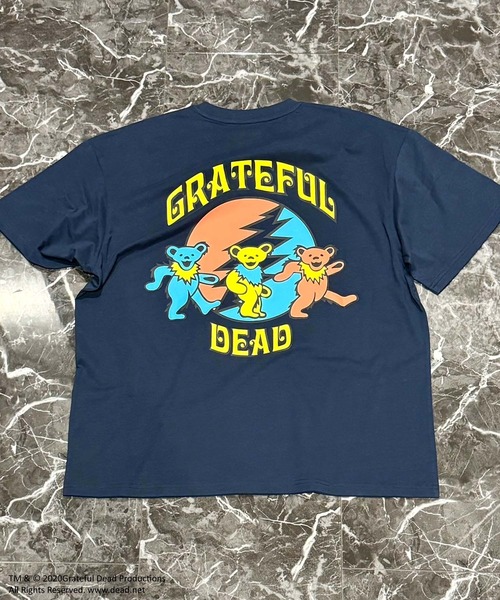 Grateful Dead(グレイトフルデッド)の「メンズ GRATEFUL DEAD グレイトフルデッド オーバーサイズTシャツ(Tシャツ/カットソー・メンズ・オフホワイト/ホワイト系その他2/杢グレー/ブラック系その他/チャコールグレー/ダークグリーン/ブラック/グレー系その他/オレンジ/ベージュ/ネイビー/グリーン系その他/パープル/ホワイト系その他/ホワイト系その他3/ベージュ系その他・M/L/XL)」の14枚目の写真