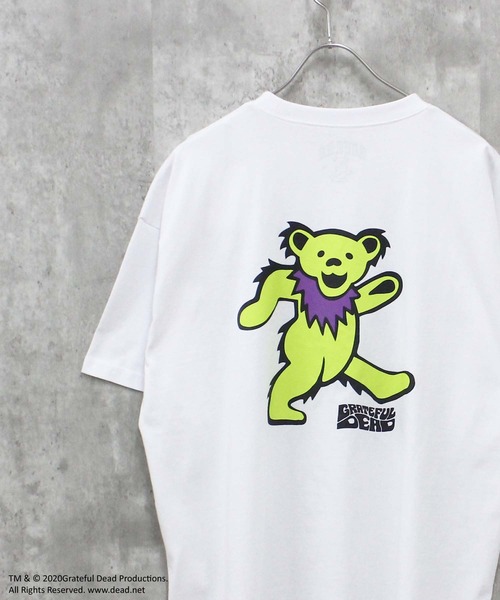 Grateful Dead(グレイトフルデッド)の「メンズ GRATEFUL DEAD グレイトフルデッド オーバーサイズTシャツ(Tシャツ/カットソー・メンズ・オフホワイト/ホワイト系その他2/杢グレー/ブラック系その他/チャコールグレー/ダークグリーン/ブラック/グレー系その他/オレンジ/ベージュ/ネイビー/グリーン系その他/パープル/ホワイト系その他/ホワイト系その他3/ベージュ系その他・M/L/XL)」の5枚目の写真