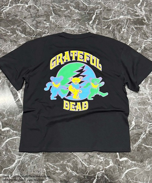 Grateful Dead(グレイトフルデッド)の「メンズ GRATEFUL DEAD グレイトフルデッド オーバーサイズTシャツ(Tシャツ/カットソー・メンズ・オフホワイト/ホワイト系その他2/杢グレー/ブラック系その他/チャコールグレー/ダークグリーン/ブラック/グレー系その他/オレンジ/ベージュ/ネイビー/グリーン系その他/パープル/ホワイト系その他/ホワイト系その他3/ベージュ系その他・M/L/XL)」の6枚目の写真