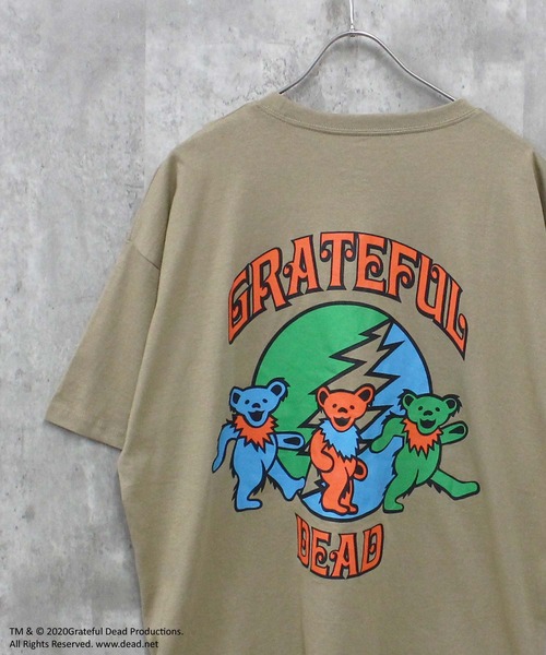 Grateful Dead(グレイトフルデッド)の「メンズ GRATEFUL DEAD グレイトフルデッド オーバーサイズTシャツ(Tシャツ/カットソー・メンズ・オフホワイト/ホワイト系その他2/杢グレー/ブラック系その他/チャコールグレー/ダークグリーン/ブラック/グレー系その他/オレンジ/ベージュ/ネイビー/グリーン系その他/パープル/ホワイト系その他/ホワイト系その他3/ベージュ系その他・M/L/XL)」の21枚目の写真