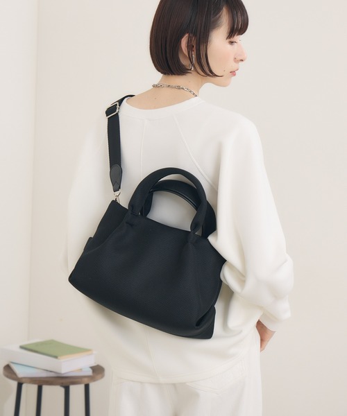 Paradise Picnic（パラダイスピクニック）の「story. メッシュカラーBAG（トートバッグ・レディース・ブラック/オレンジ/ミント/ラベンダー・FREE）」の15枚目の写真