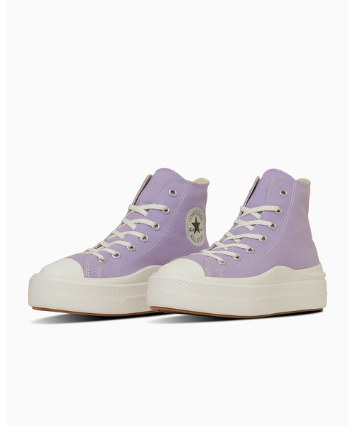 CONVERSE ALL STAR（コンバースオールスター）の「ALL STAR LIGHT PLTS Ⅱ HI / オールスター　ライト　ＰＬＴＳ　Ⅱ　ＨＩ（スニーカー・レディース・プラム・7.5/7/6.5/5.5/5/4.5/4/3.5）」の8枚目の写真