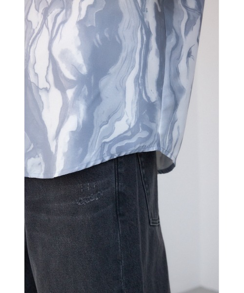 AZUL by moussy(アズールバイマウジー)の「ポリエステルスエードジェネラルシャツ(シャツ/ブラウス・メンズ・ベージュ系その他/ブルー系その他/グレー系その他/ブラック系その他・MEDIUM/LARGE)」の14枚目の写真