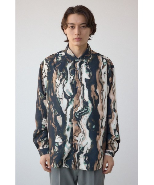 AZUL by moussy(アズールバイマウジー)の「ポリエステルスエードジェネラルシャツ(シャツ/ブラウス・メンズ・ベージュ系その他/ブルー系その他/グレー系その他/ブラック系その他・MEDIUM/LARGE)」の18枚目の写真