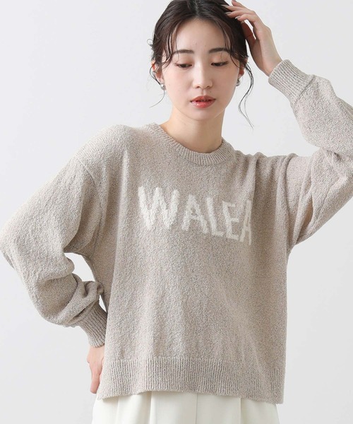 Gready Brilliant（グレディブリリアン）の「ＷＡＬＥＡパイルニット（ニット/セーター・レディース・アイボリー/ベージュ・FREE）」の2枚目の写真