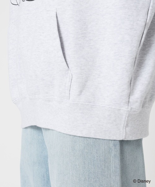 BARNYARDSTORM（バンヤードストーム）の「BARNYARDSTORM / GOOD ROCK SPEED別注 / Mickey / フーディー【一部店舗限定】（パーカー・レディース・ベージュ/チャコールグレー/グレー・FREE）」の6枚目の写真