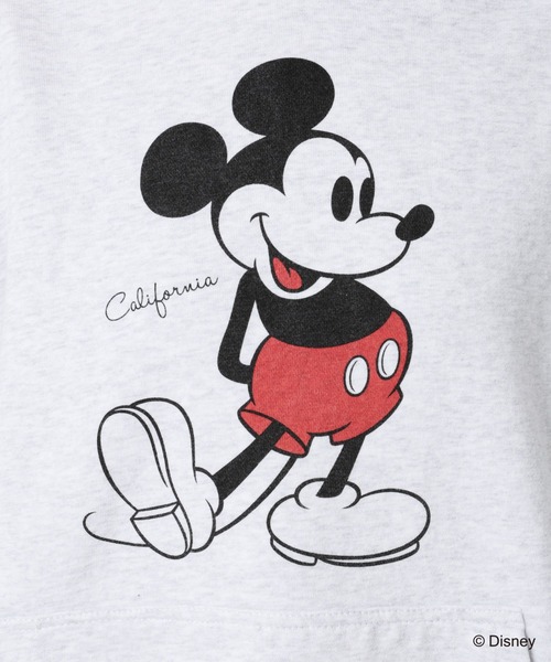 BARNYARDSTORM（バンヤードストーム）の「BARNYARDSTORM / GOOD ROCK SPEED別注 / Mickey / フーディー【一部店舗限定】（パーカー・レディース・ベージュ/チャコールグレー/グレー・FREE）」の7枚目の写真