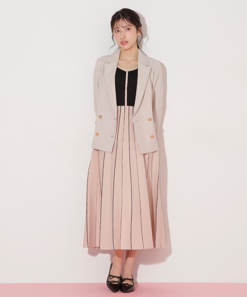 JILL by JILL STUART（ジルバイジルスチュアート）の「〈セットアップ対応〉サマーツイルテーラードジャケット（テーラードジャケット・レディース・グレー/ブルー/ベージュ・SMALL/MEDIUM）」の19枚目の写真