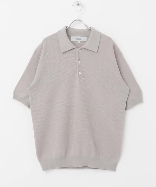 セール】『WEB限定』変形カノコ半袖ニットポロ（ポロシャツ）｜URBAN