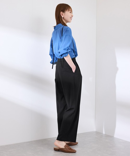 ROPE' PICNIC（ロペピクニック）の「【3サイズ展開】サスペンダー付きワイドパンツ（その他パンツ・レディース・ベージュ/ブラック/グレー/グレー系その他・40/38/36）」の6枚目の写真